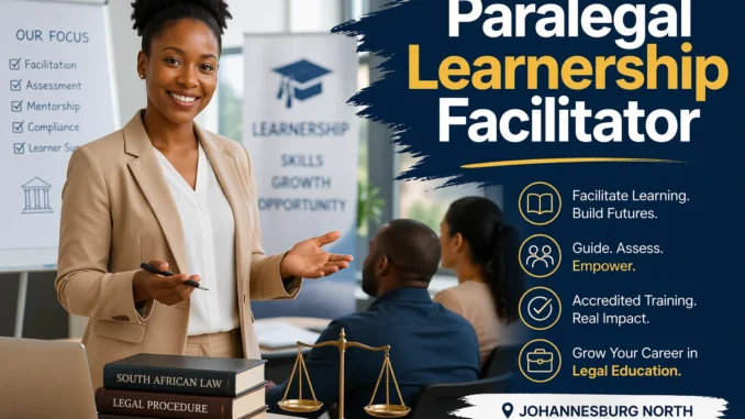 Paralegal Learnership Facilitator