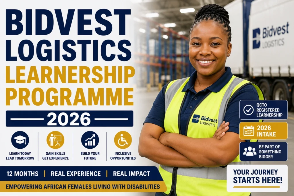 Bidvest International Logistics Learnership 2026