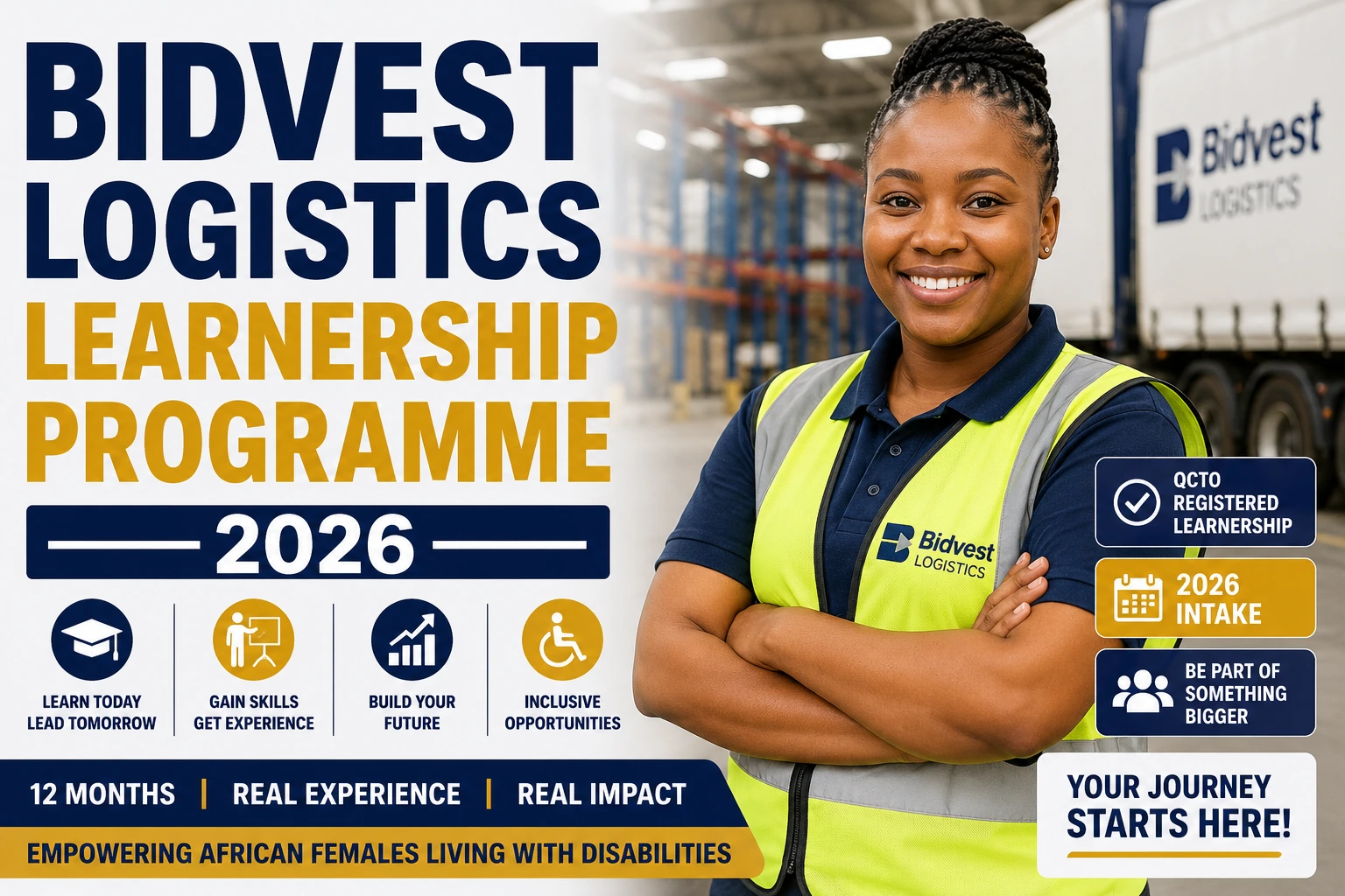 Bidvest International Logistics Learnership 2026